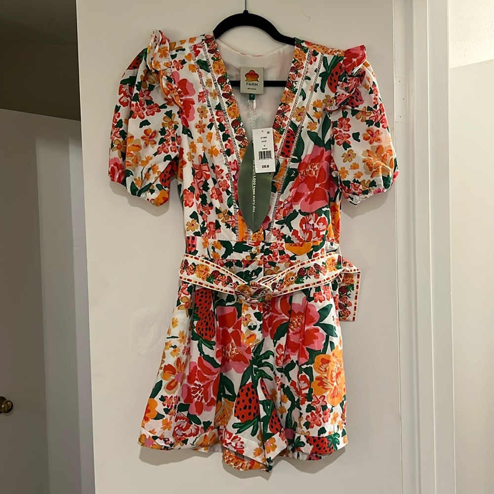 FARM Rio Belted Romper